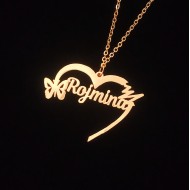 Double Name Pendent D123