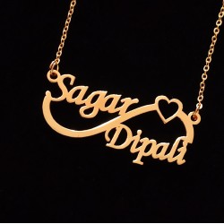 Double Name Pendent D049
