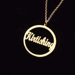 Double Name Pendent D038